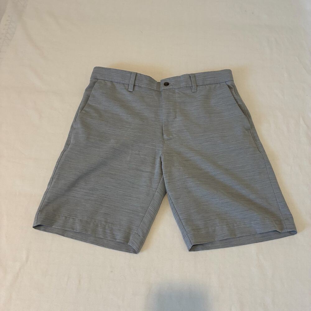 Callaway Mens Gray Everplay Golf 9" Flat Front Pockets Chino Shorts Size 34